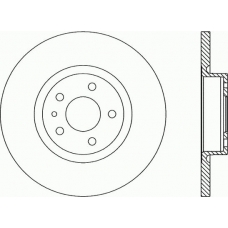 BDR1661.10 OPEN PARTS Тормозной диск