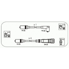 ABM1 JANMOR Комплект проводов зажигания