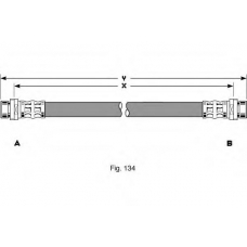 PHA293 TRW Тормозной шланг