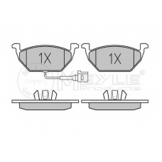 025 231 3119/PD MEYLE Комплект тормозных колодок, дисковый тормоз