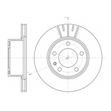 6317.10 REMSA Тормозной диск