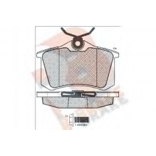 RB0697-703 R BRAKE Комплект тормозных колодок, дисковый тормоз RB0697-703 R BRAKE Комплект тормозных колодок, дисковый тормоз