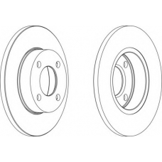 DDF048C FERODO Тормозной диск