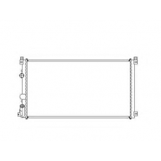 58322 NRF Радиатор, охлаждение двигателя