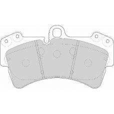 FD7069A NECTO Комплект тормозных колодок, дисковый тормоз