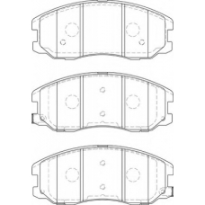 DBP251934 DURON Комплект тормозных колодок, дисковый тормоз