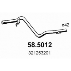 58.5012 ASSO Труба выхлопного газа