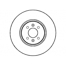 NBD1322 NATIONAL Тормозной диск