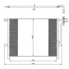 35589 NRF Конденсатор, кондиционер
