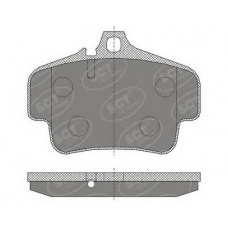 SP 462 PR SCT Комплект тормозных колодок, дисковый тормоз
