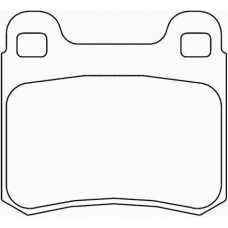 P 50 007 BREMBO Комплект тормозных колодок, дисковый тормоз