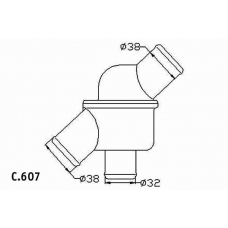C.607.80 BEHR Термостат, охлаждающая жидкость