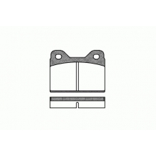 2073.00 ROADHOUSE Комплект тормозных колодок, дисковый тормоз