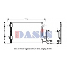 482210T AKS DASIS Конденсатор, кондиционер