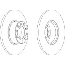DDF071-1 FERODO Тормозной диск