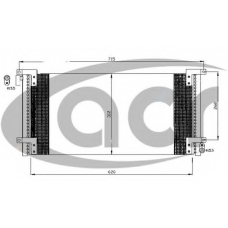 300535 ACR Конденсатор, кондиционер