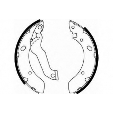 GS8569 TRW Комплект тормозных колодок