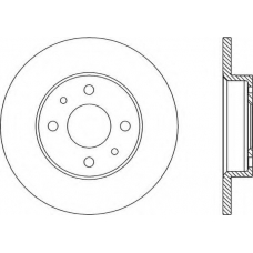 BDR1144.10 OPEN PARTS Тормозной диск