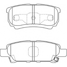 FD7215A NECTO Комплект тормозных колодок, дисковый тормоз