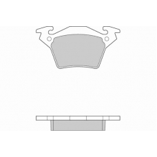 12-0880 E.T.F. Комплект тормозных колодок, дисковый тормоз
