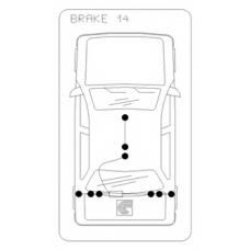 11.5759 COFLE Трос, стояночная тормозная система