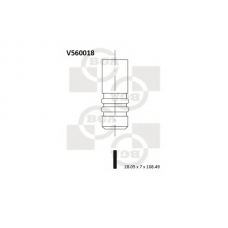 V560018 BGA Выпускной клапан