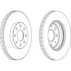 DDF1304 FERODO Тормозной диск