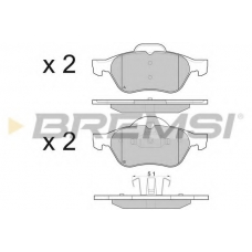 BP2981 BREMSI Комплект тормозных колодок, дисковый тормоз