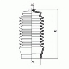 QG1377 QUINTON HAZELL Комплект пылника, рулевое управление
