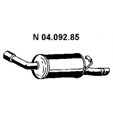 04.092.85 EBERSPACHER Глушитель выхлопных газов конечный