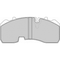 G6938 ABEX Комплект тормозных колодок, дисковый тормоз