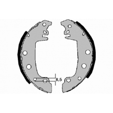 2285 RAICAM Комплект тормозных колодок