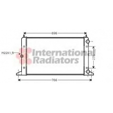 60582134 SCHLIECKMANN Радиатор, охлаждение двигателя