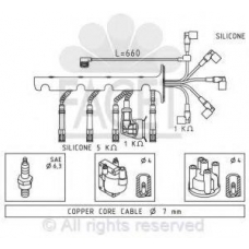 4.8603 FACET Комплект проводов зажигания