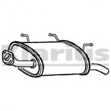 DN538Q KLARIUS Глушитель выхлопных газов конечный
