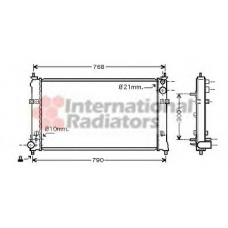 60272182 SCHLIECKMANN Радиатор, охлаждение двигателя