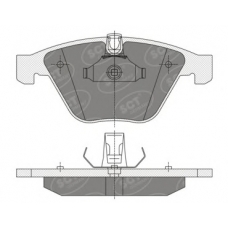 SP 355 PR SCT Комплект тормозных колодок, дисковый тормоз