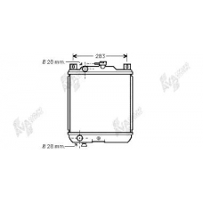 52002020 VAN WEZEL Радиатор, охлаждение двигателя