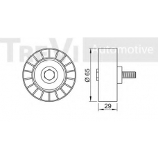 RPK009411P/1 RPK Паразитный / ведущий ролик, поликлиновой ремень