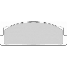 FD604A NECTO Комплект тормозных колодок, дисковый тормоз