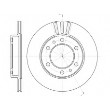 6408 10 KAWE Тормозной диск