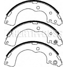 J3503043 NIPPARTS Комплект тормозных колодок