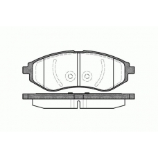 0986.00 REMSA Комплект тормозных колодок, дисковый тормоз