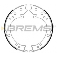 GF0716 BREMSI Комплект тормозных колодок, стояночная тормозная с