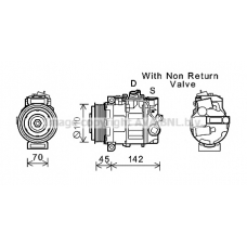 MSK637 AVA Компрессор, кондиционер
