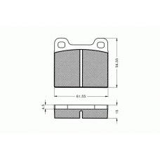 7.146 PEX Комплект тормозных колодок, дисковый тормоз