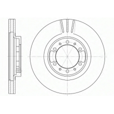D6462.10 WOKING Тормозной диск