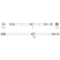 510901 KAWE Тормозной шланг