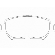 P 83 062 BREMBO Комплект тормозных колодок, дисковый тормоз
