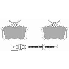 FBP-0574 FREMAX Комплект тормозных колодок, дисковый тормоз
